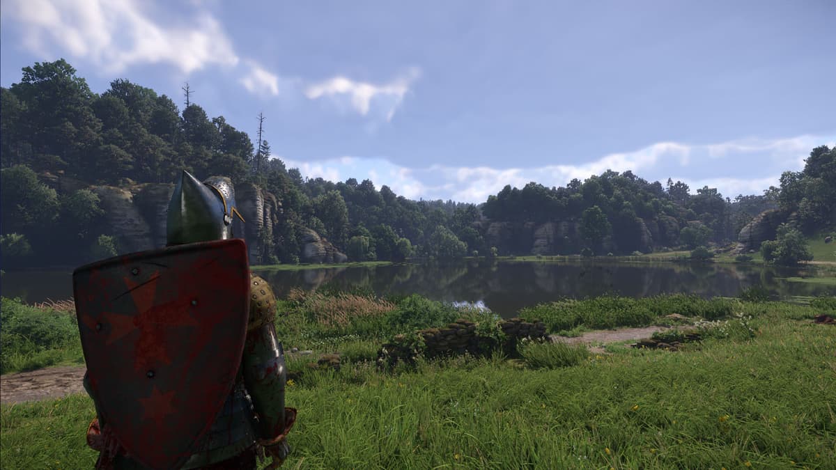 henry looking over lake in kingdom come deliverance 2